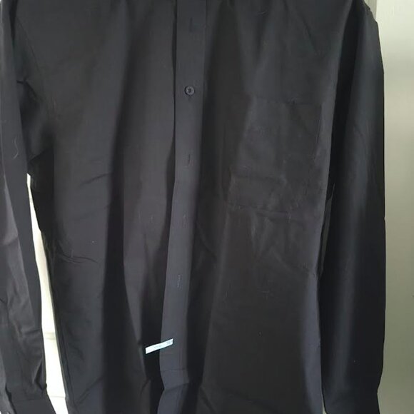 YvesSaintLaurent Men's dress shirt, black, with pocket, 16/34/35 - Picture 3 of 3